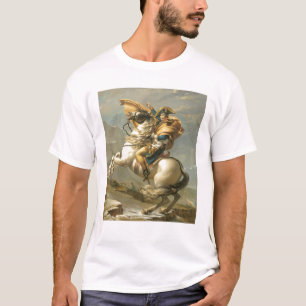 Camiseta Napoleon que cruza os cumes no St Bernard
