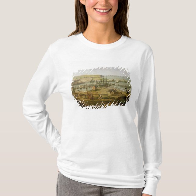 Camiseta Napoleon que visita o acampamento em Boulogne (Frente)