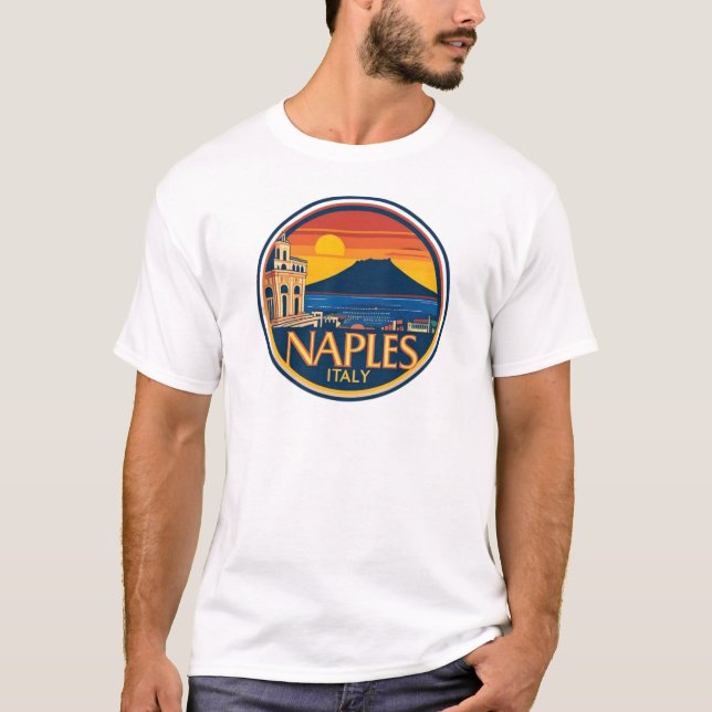 Camiseta Nápoles Skyline 1 (Frente)