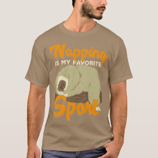 Camiseta Napping Is My Favorite Sport gift
