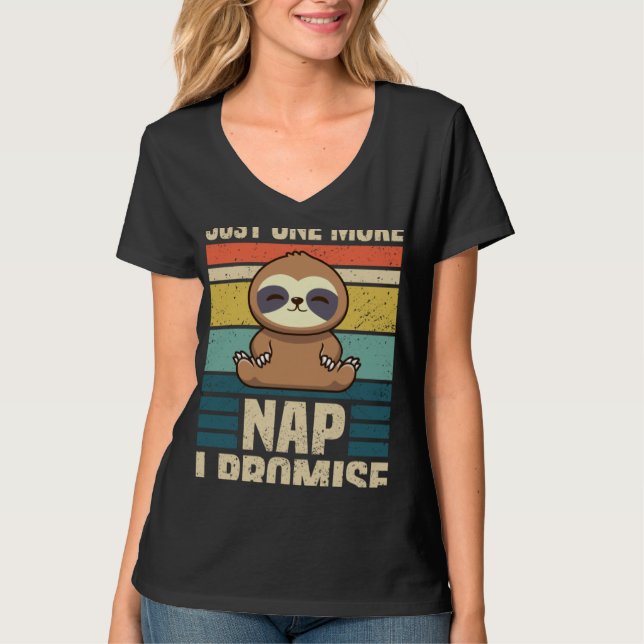Camiseta Napping Office Humor Statement &  Sloth (Frente)