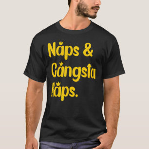 Camiseta Naps E Rap De Gangsta Que Anestesiam O Ventilador