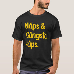 Camiseta Naps E Rap De Gangsta Que Anestesiam O Ventilador