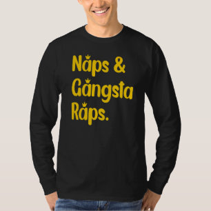 Camiseta Naps E Rap De Gangsta Que Anestesiam O Ventilador