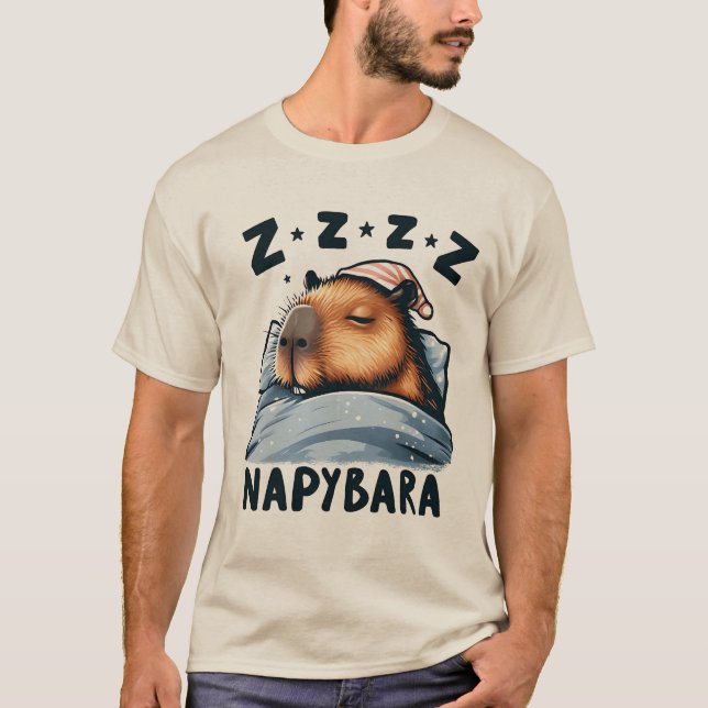 Camiseta Napybara - Sleeping Capybara (Frente)