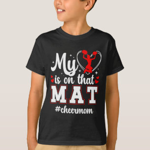Camiseta Naquela Esteira Aplaudir Mãe Mãe de Cheerleader de