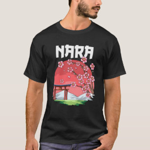 Camiseta Nara Kyokujitsuki Sakura Japão