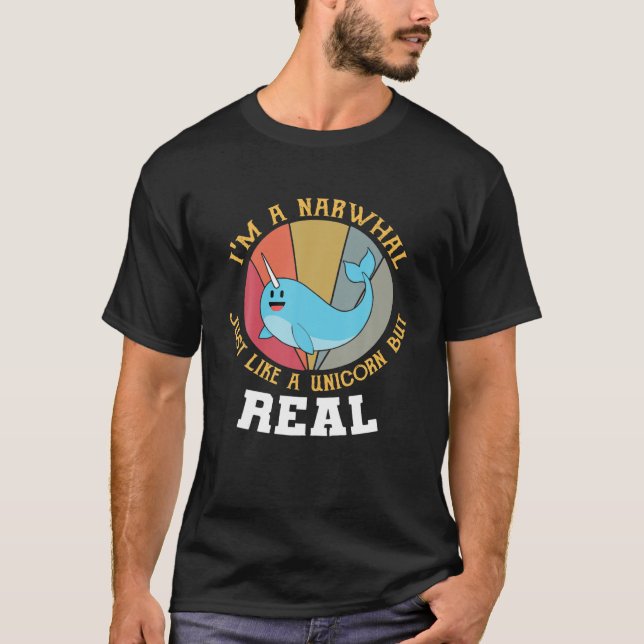 Camiseta Narbaleia Como Unicórnio, Mas Verdadeiro Unicor Vi (Frente)