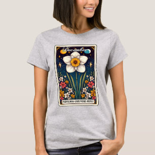 Camiseta Narciso T-Shirt do Mês de Nascimento de Dezembro