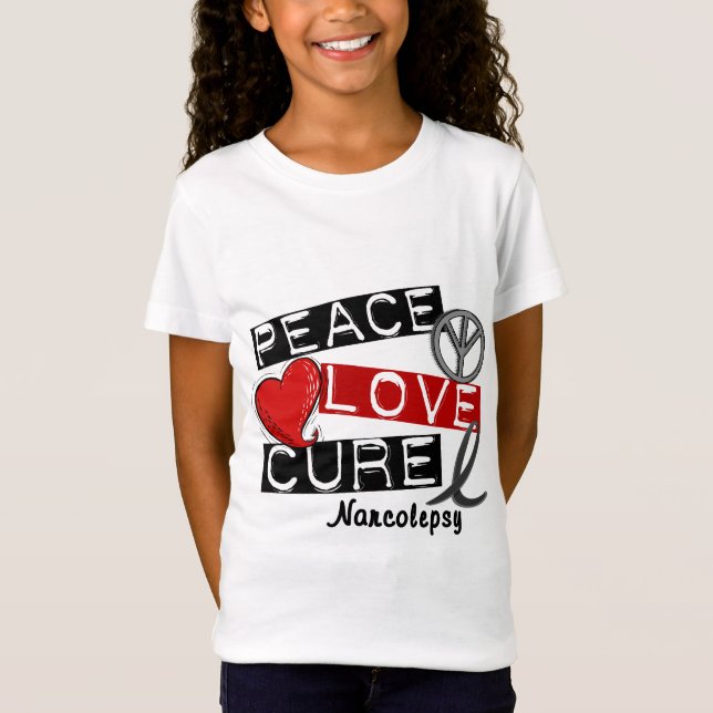 CAMISETA NARCOLEPSY DA CURA DO AMOR DA PAZ (Frente)