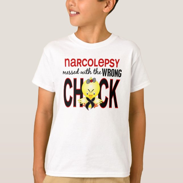 Camiseta Narcolepsy sujado com pintinho errado (Frente)