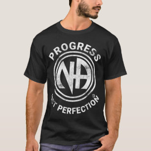 Camiseta Narcóticos Anônimos Progresso Não Perfeição Aa Na