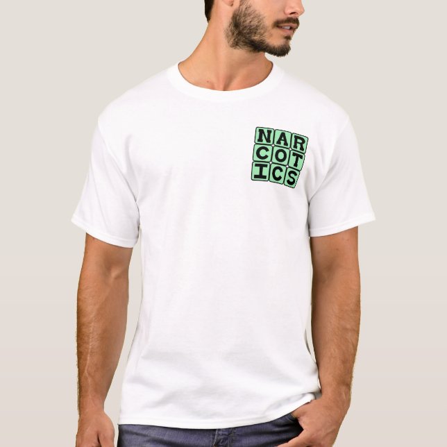 Camiseta Narcóticos, Drogas (Frente)