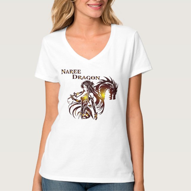 Camiseta Naree Dragon Women V-Shirt (Frente)