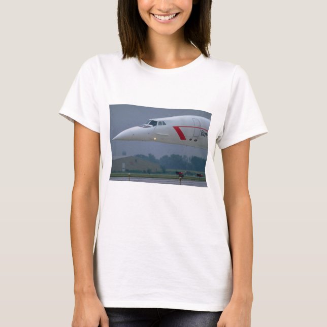 Camiseta Nariz da agulha de British Airways Concorde (Frente)