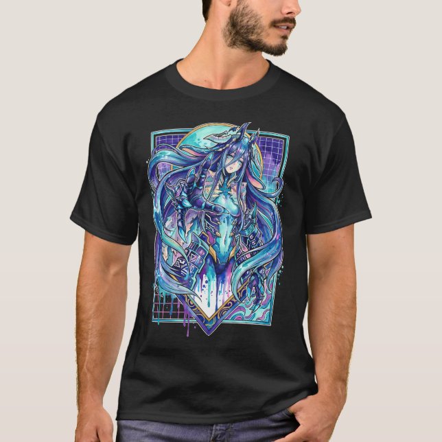 Camiseta Narja Veracity Pilha Cura e Dano Caos Zero (Frente)