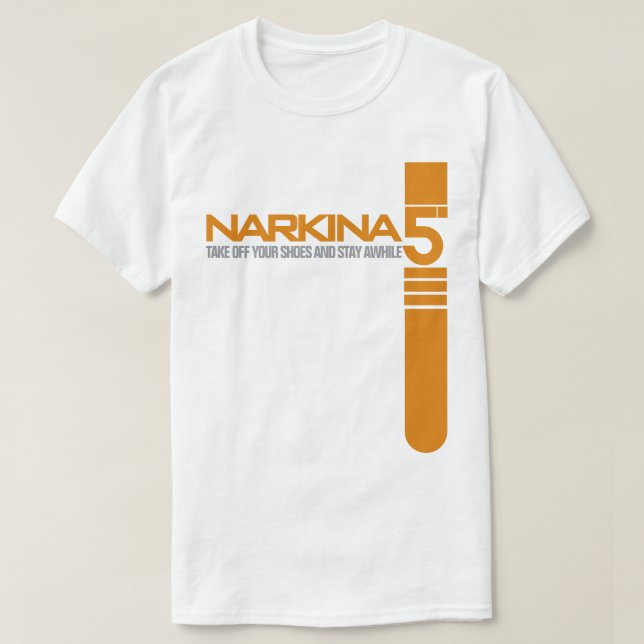 Camiseta NARKINA 5 T-Shirt (Frente do Design)