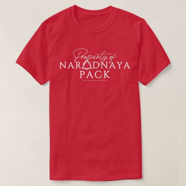 Camiseta Narodnaya Pack (Frente do Design)