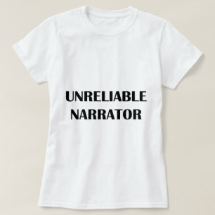 Camiseta Narrador Não Confiável