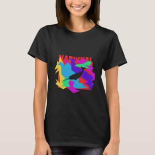 Camiseta Narval Animal Mosaico Puzzle