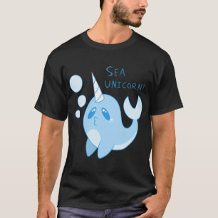Camiseta Narval 'Unicórnio do Mar' Design