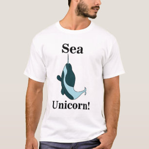 Camiseta Narval Unicórnio do Mar Engraçado