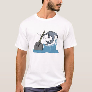 Camiseta Narwhal CONTRA o espadarte