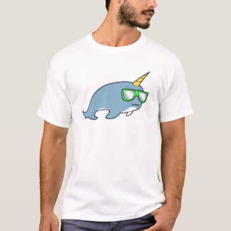 Camiseta Narwhal legal bonito nas máscaras