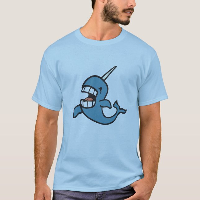 Camiseta Narwhal louco (Frente)