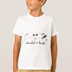 Camiseta Narwhal mais a panda!