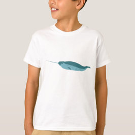 Camiseta Narwhal no Oceano Azul