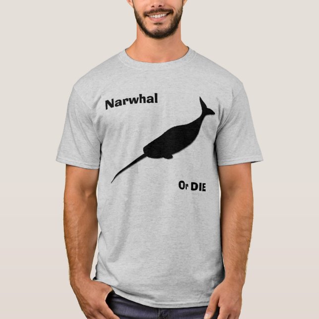 Camiseta Narwhal ou morre! (Frente)