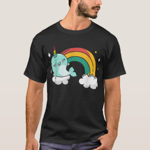 Camiseta Narwhal Rainbow Narwhal Design for Kids and Narwha