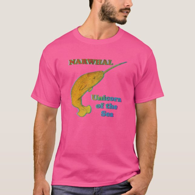 Camiseta Narwhal - Unicórnio do Mar (Frente)
