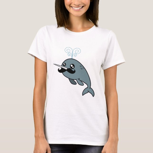 Camiseta Narwhalstache (Frente)