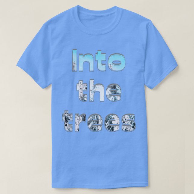 Camiseta Nas árvores 1 (Frente do Design)