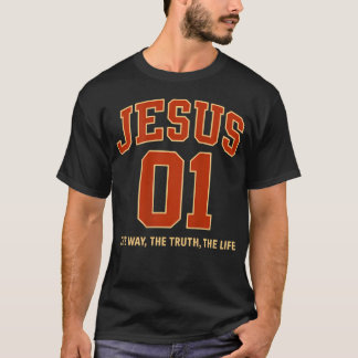 Camiseta (Nas Costas) Jesus É 1 O Caminho Verdade Vida Espo