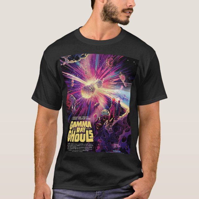 Camiseta NASA Exoplaneta Viagem Gamma Ray Ghouls (Frente)