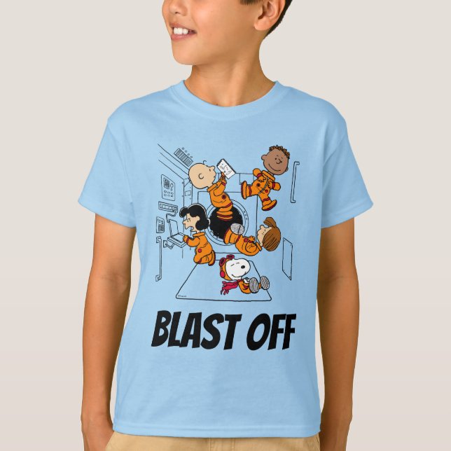 Camiseta NASA| Gangue do amendoim no espaço (Frente)