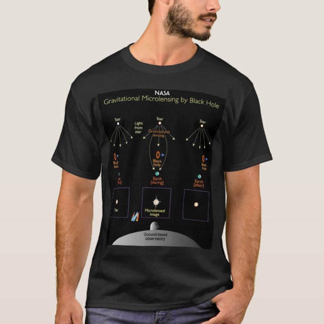 Camiseta NASA Gravitiational Microlensing (Frente)