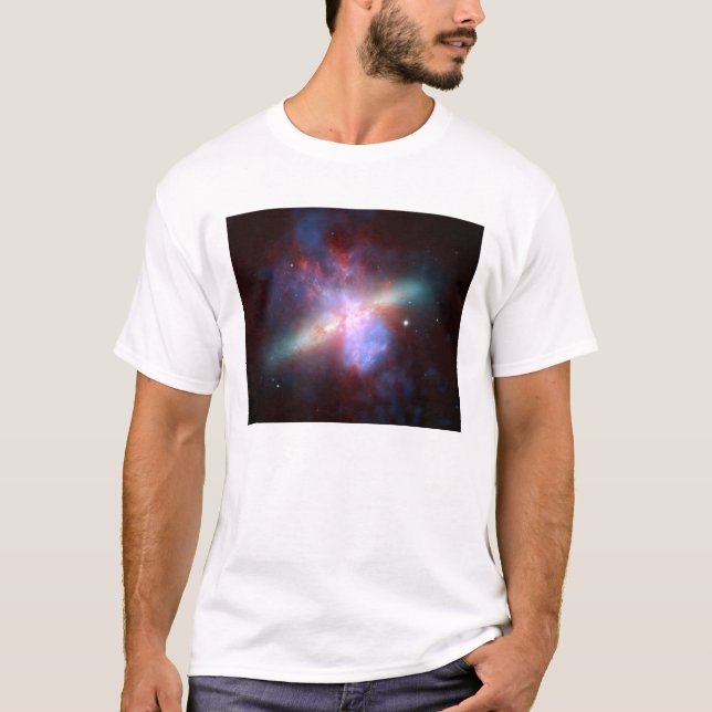 Camiseta NASA - Imagem infravermelha visível de raios X do  (Frente)
