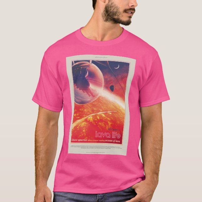 Camiseta Nasa Jpl Exoplaneta Viagem Bureau 55 Cancri E (8K  (Frente)