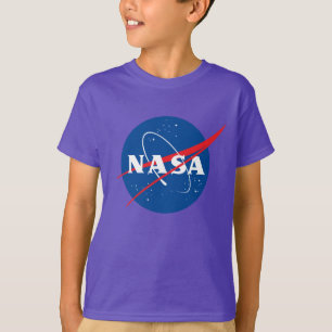 Camiseta Nasa Nebula Roxo-Shirt (XS-XL) Icônica da NASA Kid