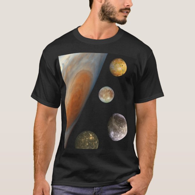 Camiseta NASA/sistema Jovian (Frente)