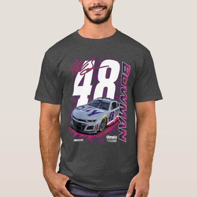 Camiseta NASCAR Ale Bowman Hendrick Motorsports Ally Open R (Frente)
