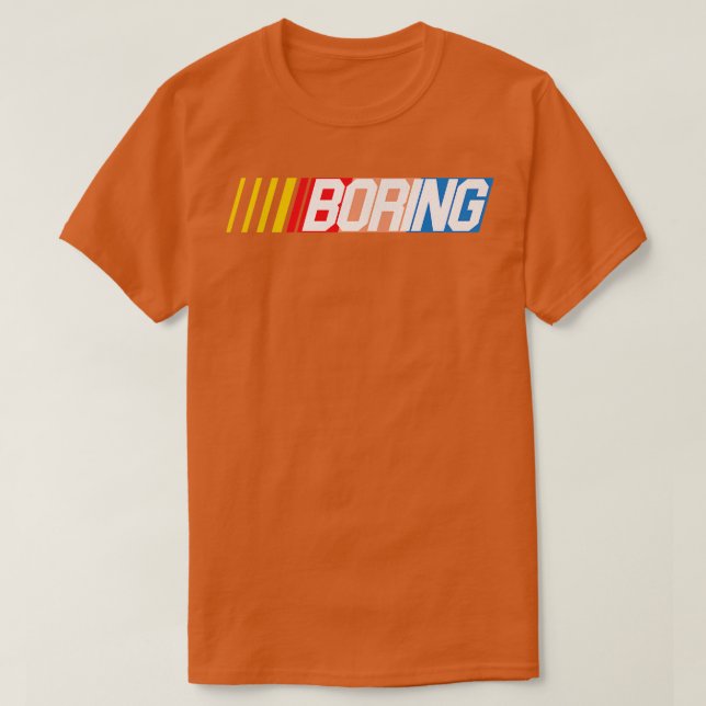 CAMISETA NASCAR BORING (Frente do Design)