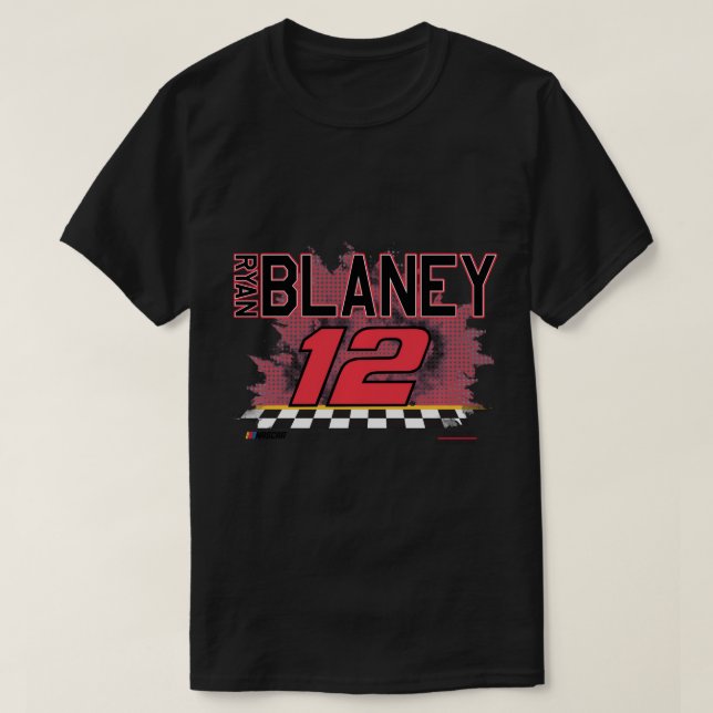 Camiseta NASCAR - Ryan Blaney - Calmante de Tempestade de P (Frente do Design)
