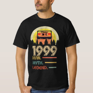 Camiseta Nascer 1999 Homem Mito Presentes de Aniversário d