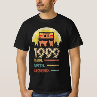 Camiseta Nascer 1999 Homem Mito Presentes de Aniversário da