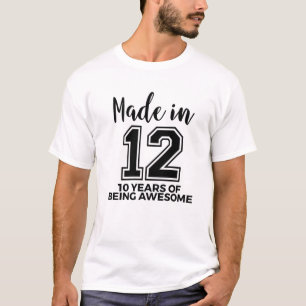 Camiseta Nascer 2012 10O Aniversário Meninas 10 Anos De Bei